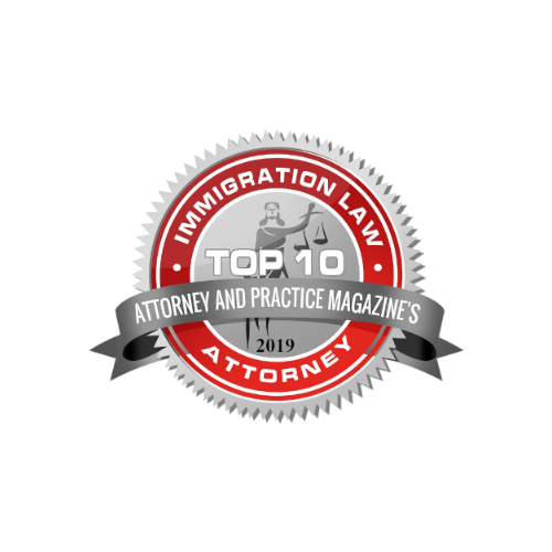Top 10 Attorney and Practice Award for immigration Law